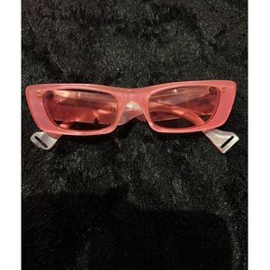 Pink Gucci sunglasses
